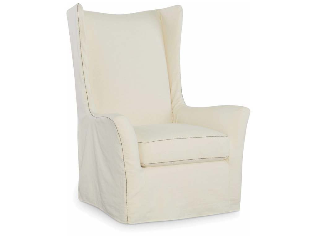 CR Laine 1335-SWSC SC Copley Slipcover Swivel Chair