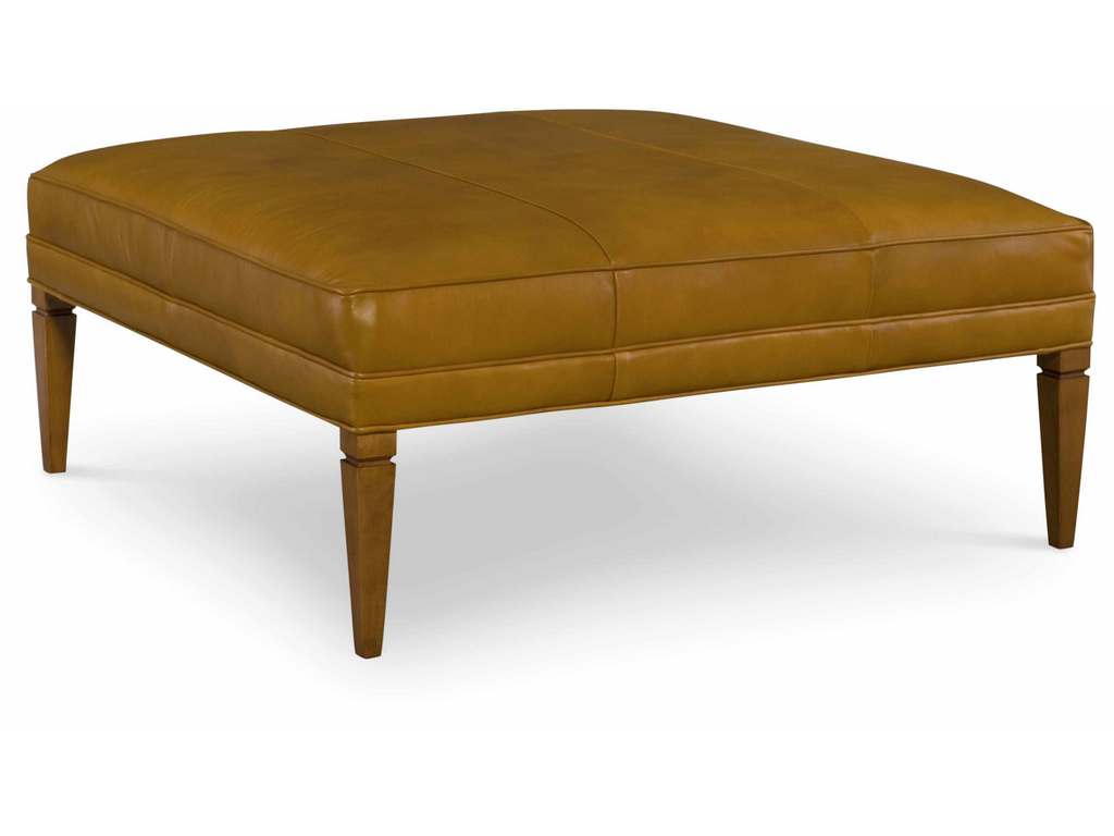 CR Laine L75-17  Terrance Leather Square Ottoman