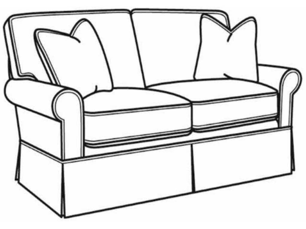CR Laine 7704  Hudson Loveseat