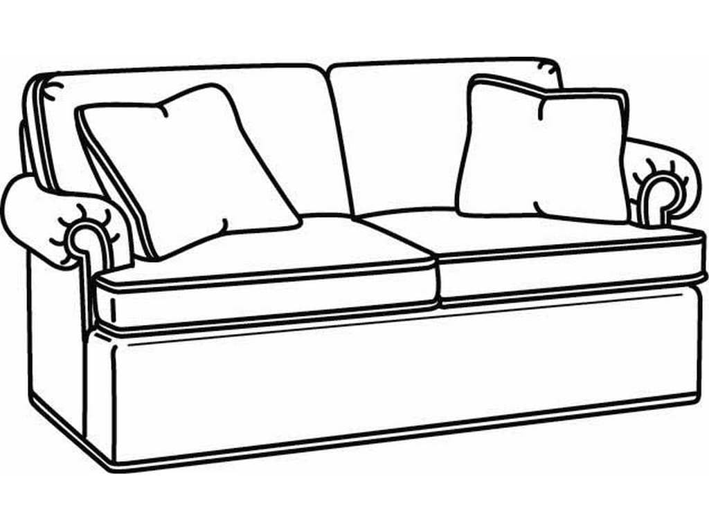 CR Laine CD8600  Series CD8624R Loveseat