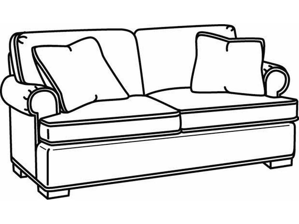 CR Laine CD8700  Series CD8624S Loveseat