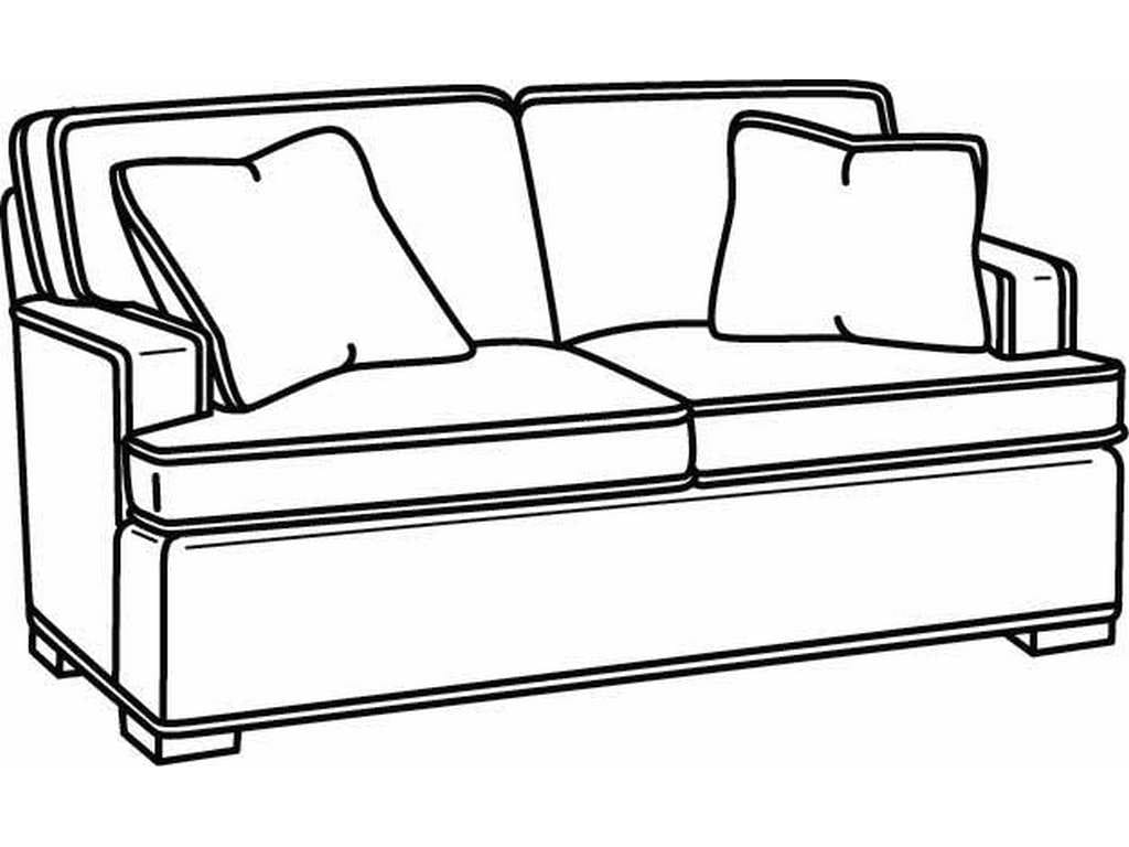 CR Laine CD8700  Series CD8624T Loveseat