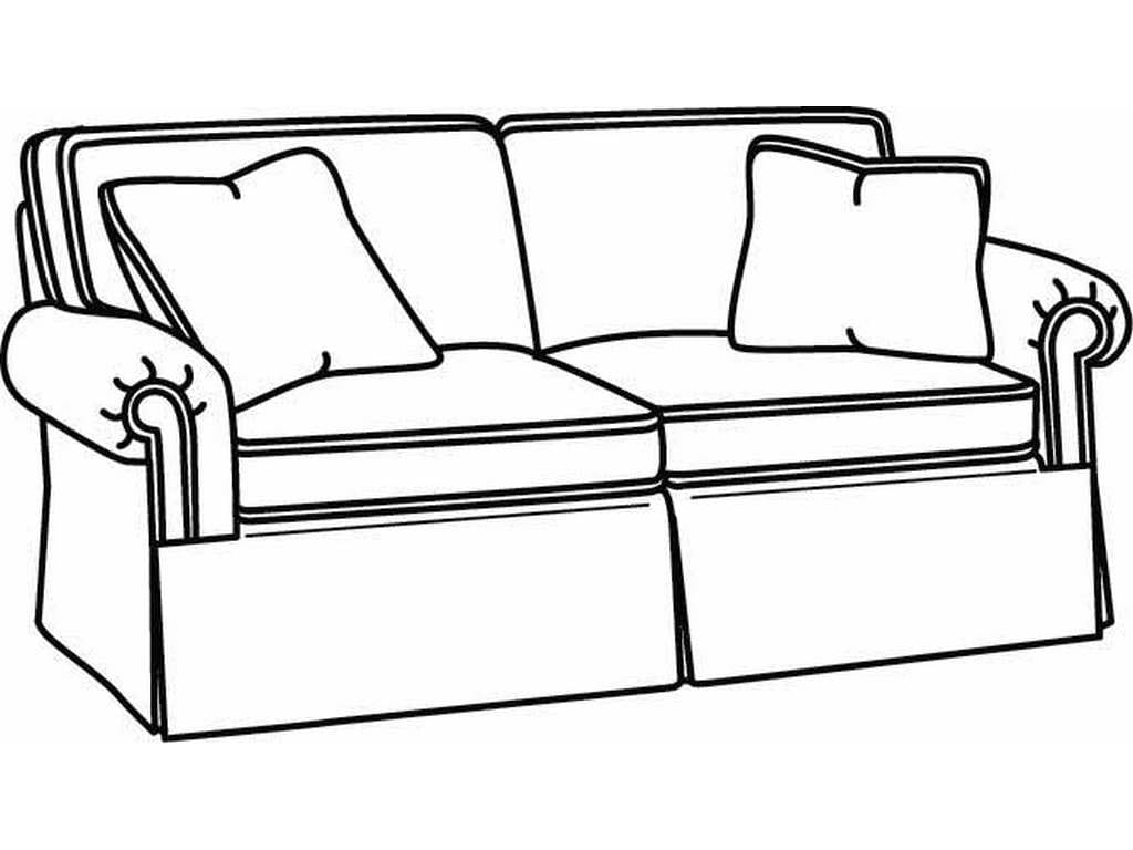 CR Laine CD8700  Series CD8704R Loveseat