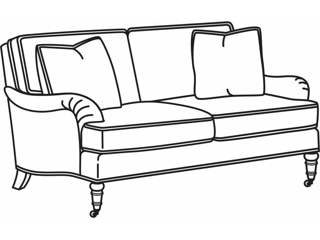 CR Laine CD8800  SERIES CD8804E Loveseat