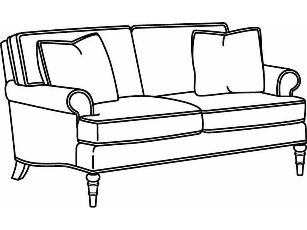 CR Laine CD8800  SERIES CD8804S Loveseat