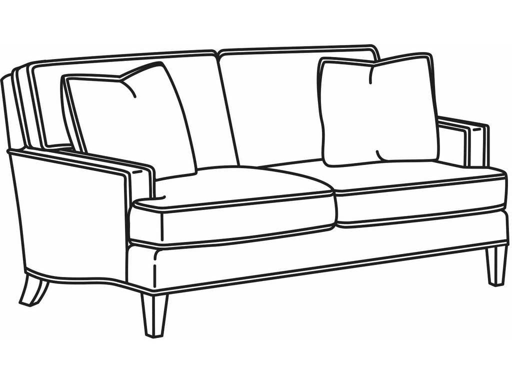 CR Laine CD8800  SERIES CD8804T Loveseat