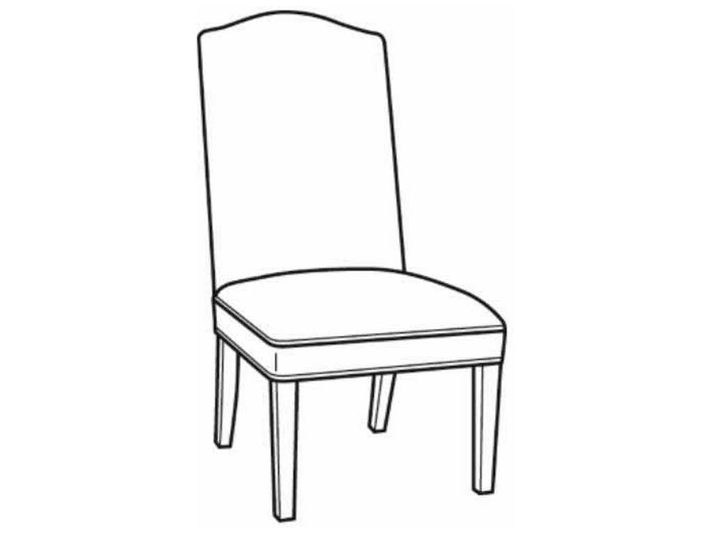 CR Laine L1355 Dolce Leather Side Chair