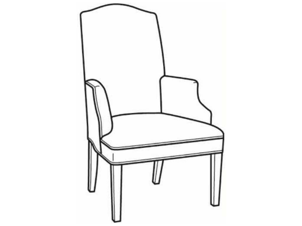 CR Laine L1356 Dolce Leather Arm Chair