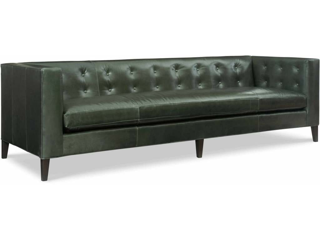 CR Laine L1550-01B  Fletcher Leather Long Sofa