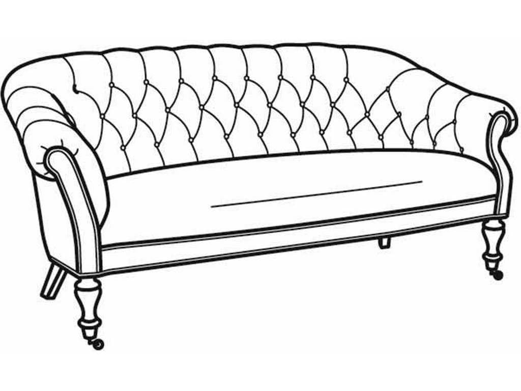 CR Laine L1804 Darby Leather Settee