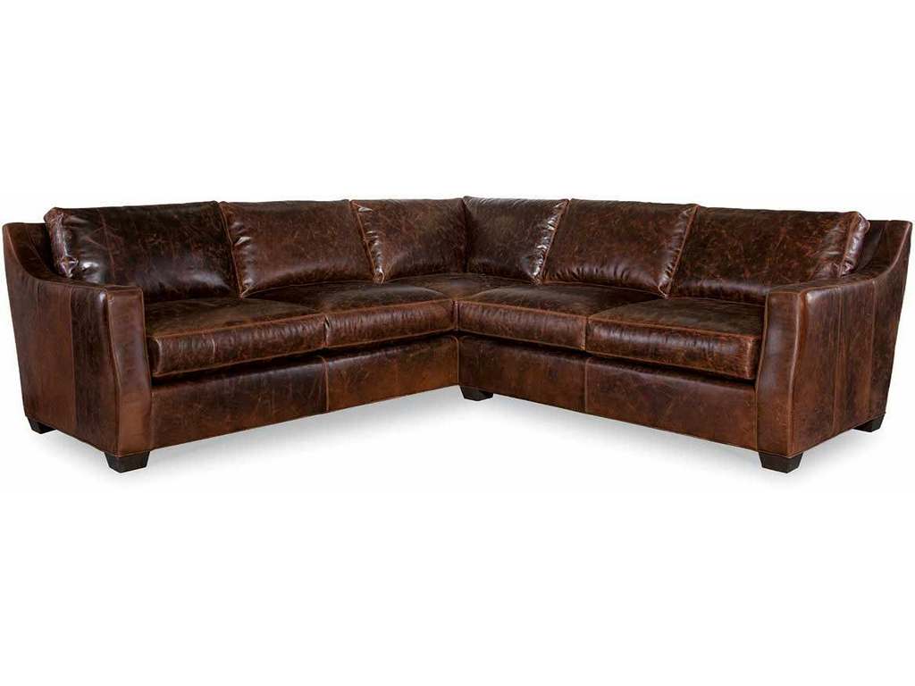 CR Laine L1990-10L Barrett Leather Sectional