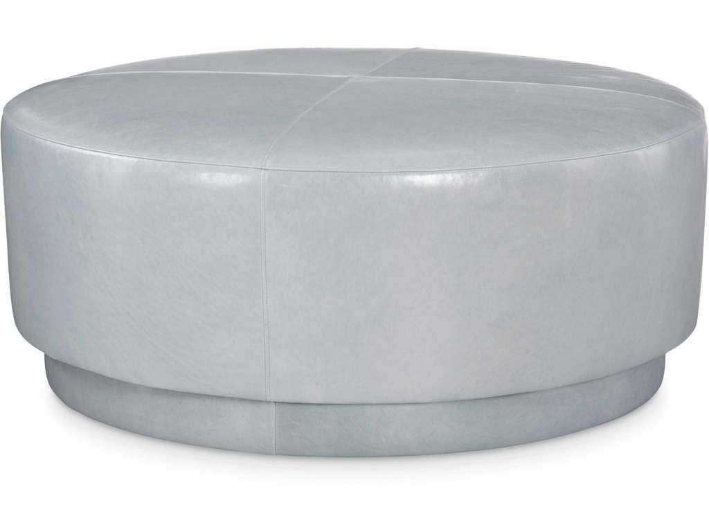 CR Laine L2997-07  Shelby Leather Round Ottoman