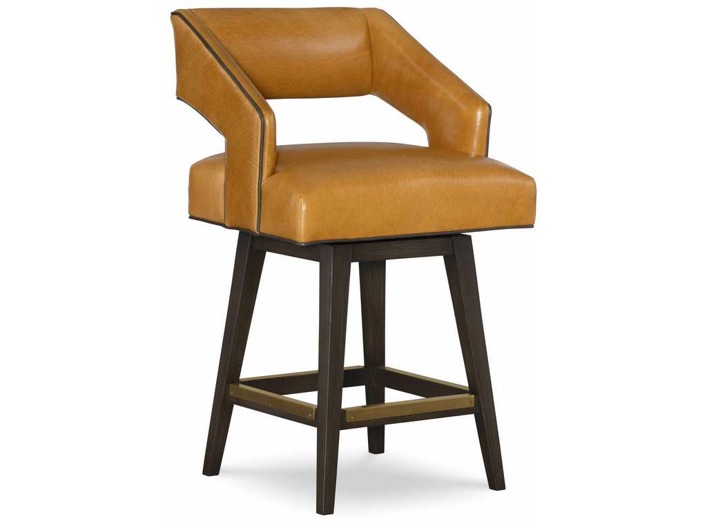 CR Laine L3010-45SW Duncan Leather Swivel Counter Stool