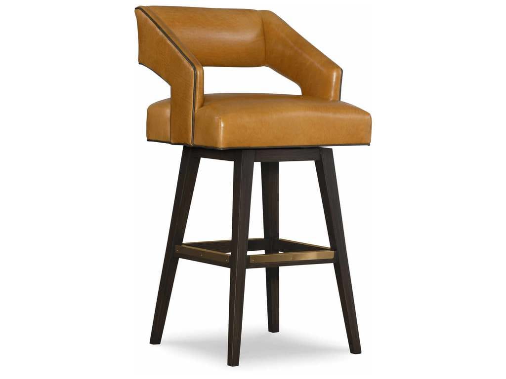 CR Laine L3010-46SW Duncan Leather Swivel Bar Stool