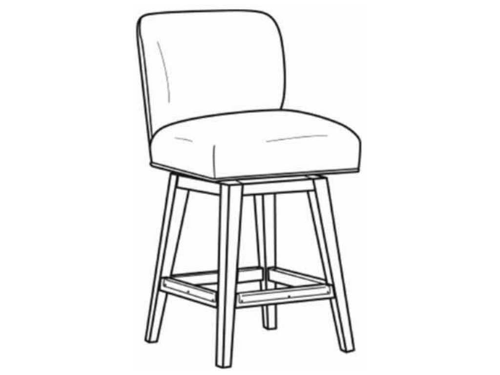 CR Laine L3030-45SW  Landon Leather Counter Stool