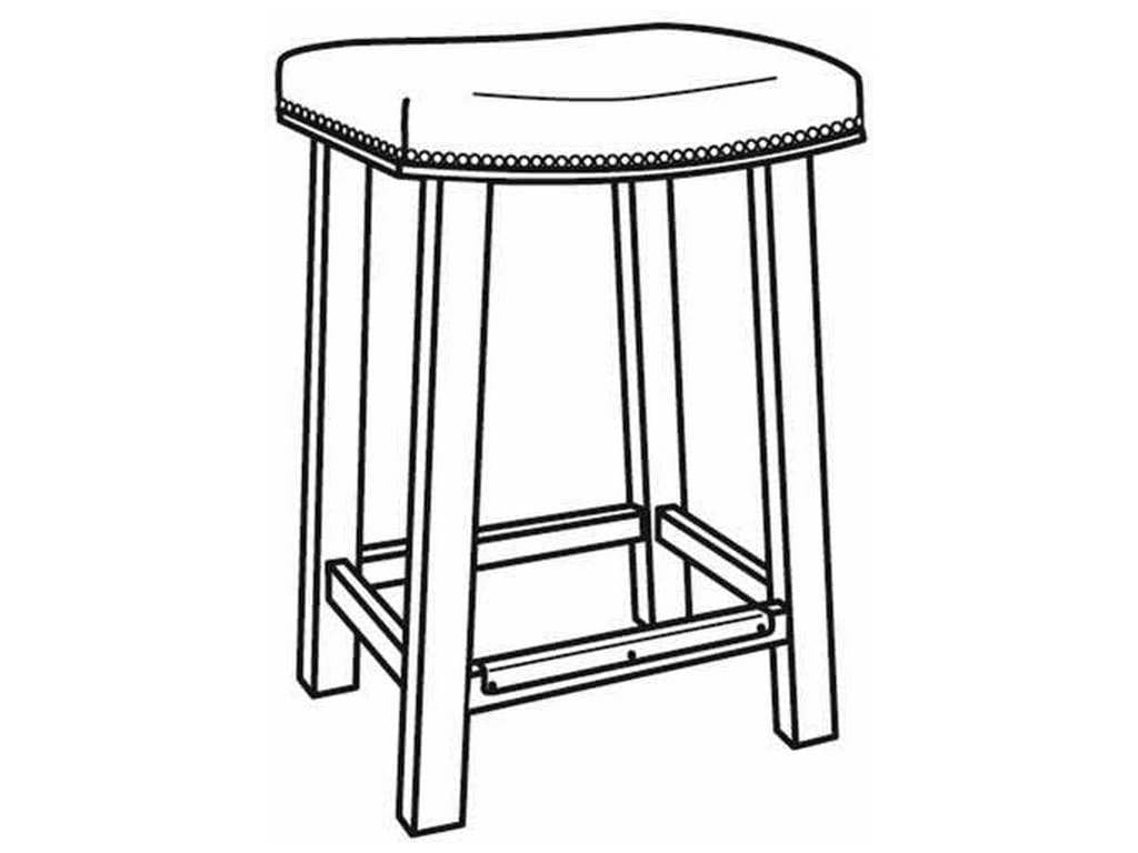 CR Laine L3048 Bess Leather Counter Stool