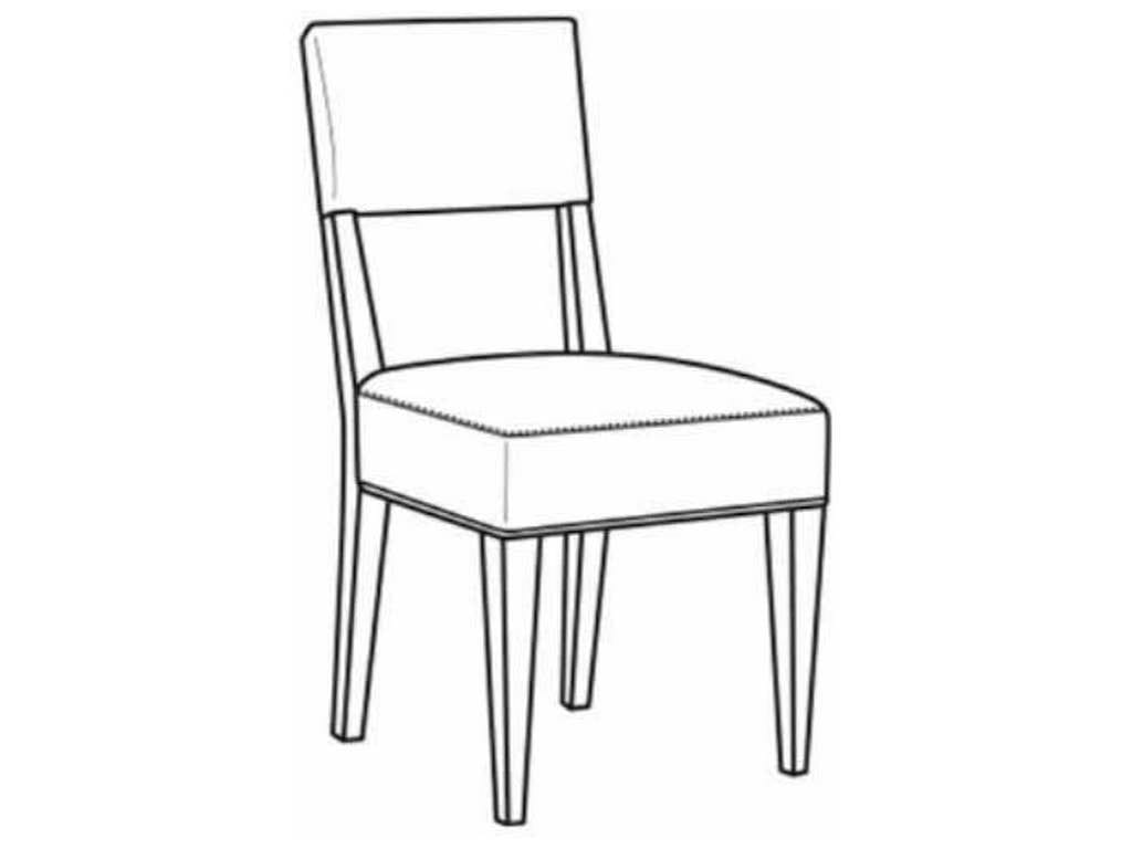 CR Laine L3090-05  Haskell Leather Side Chair