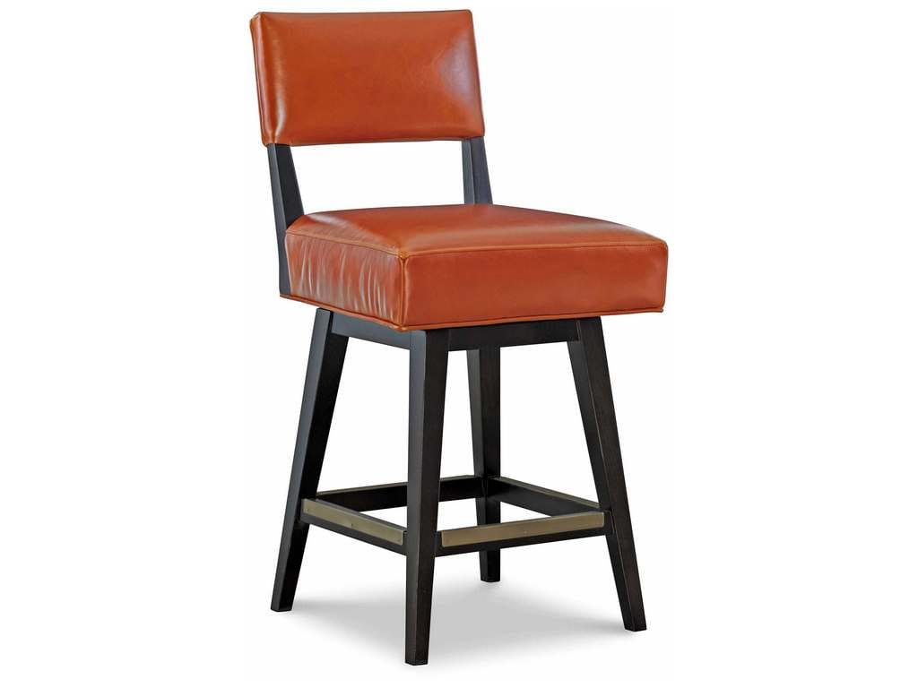 CR Laine L3090-45SW  Haskell Leather Swivel Counter Stool