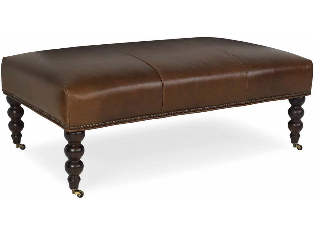 CR Laine L34 SPC  Yates Leather Ottoman