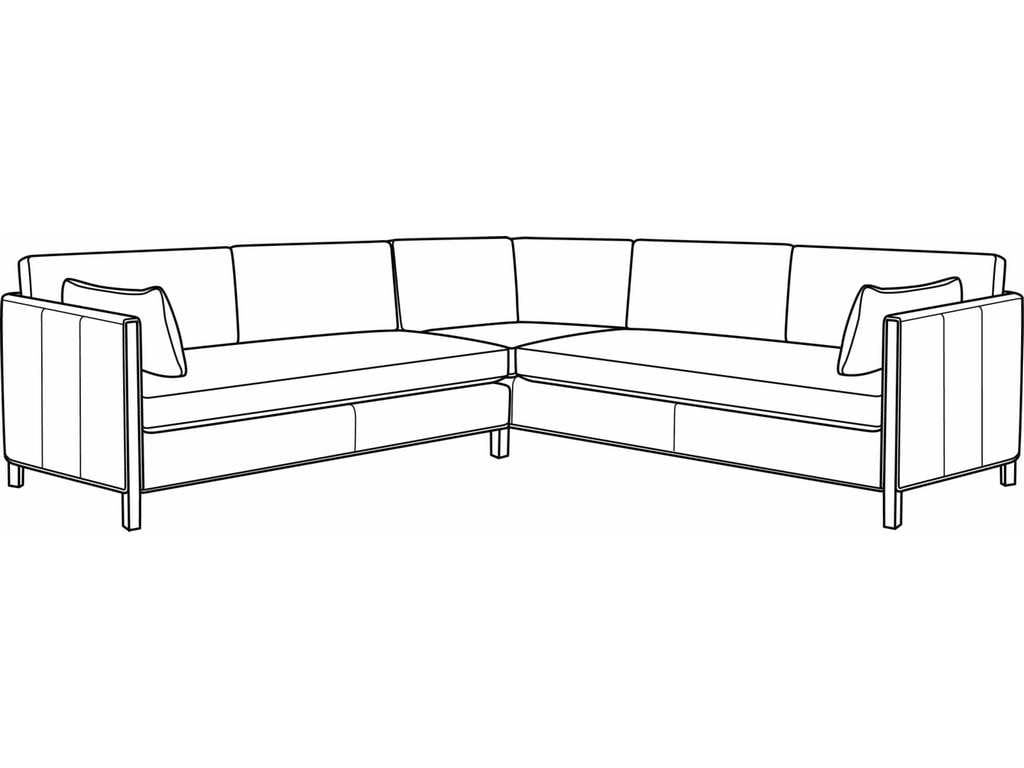 CR Laine L3500  Nelson Leather Sectional