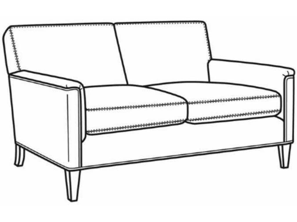 CR Laine L5134 Digby Leather Loveseat