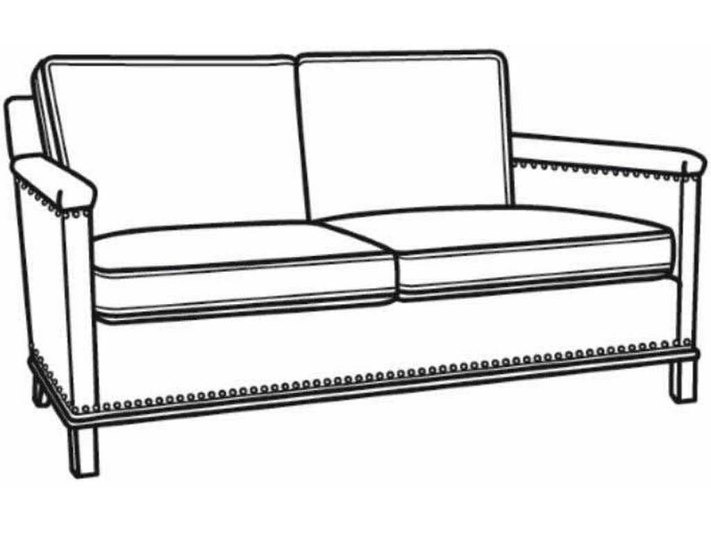 CR Laine L5534  Gotham Leather Loveseat