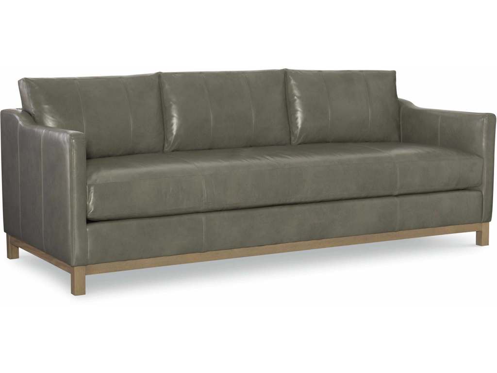 CR Laine L6000-01B  Ryan Leather Long Sofa