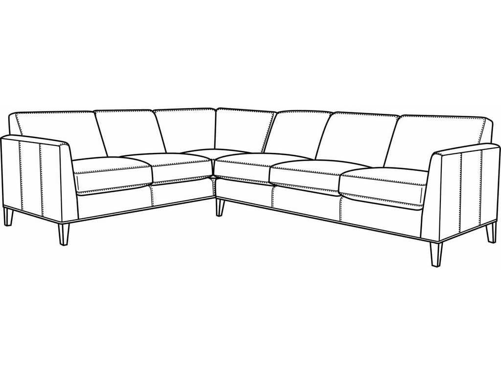 CR Laine L6700  Westport Leather Sectional