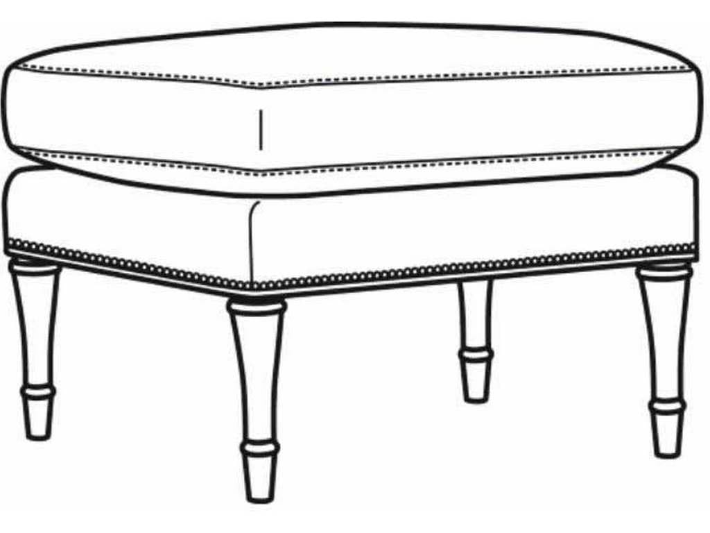 CR Laine L7195-07 Brinkley Leather Ottoman CR Laine L7195-07 Brinkley Leather Ottoman