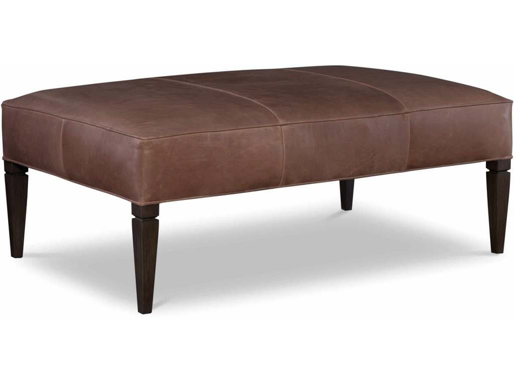 CR Laine L77-08  Trevor Rectangular Leather Ottoman