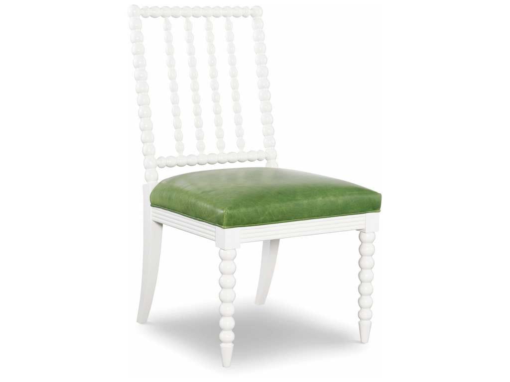 CR Laine L9128-56 Bobbin Leather Side Chair