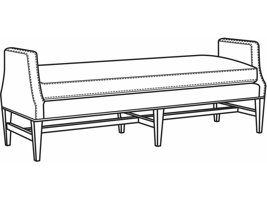 CR Laine L7070-57  Serena Arm Bench