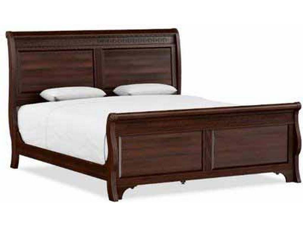 Durham 501-148 George Washington Architect King Sleigh Bed