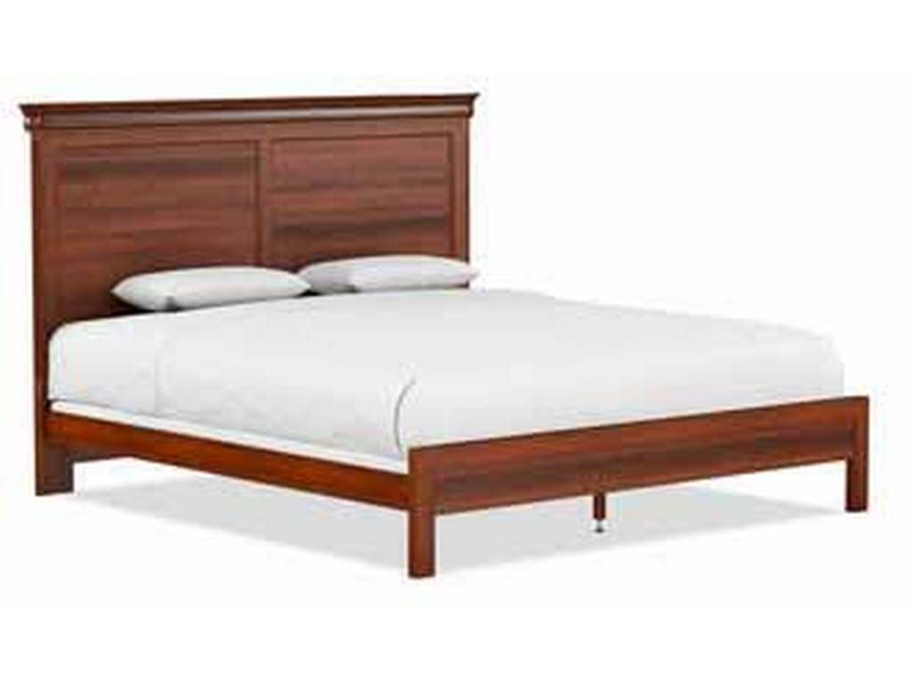 Durham 975-144B Chateau Fontaine King Panel Bed with Low Footboard