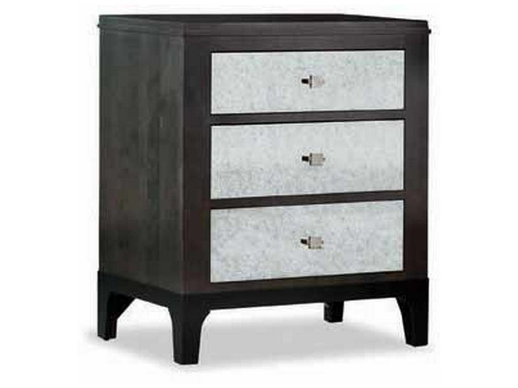 Durham Furniture 151-203M Front Street Night Stand with Mirror Dwr Fronts