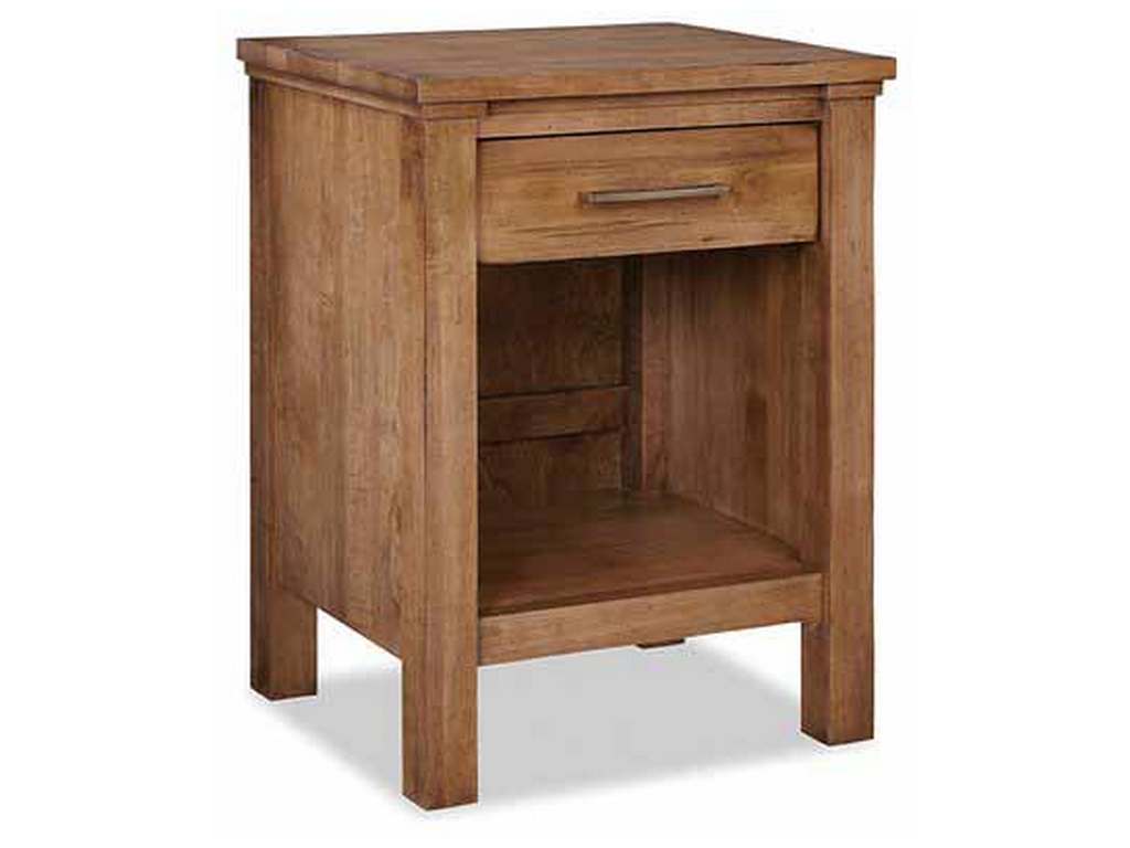 Durham 191-201 Studio 19 Open Night Stand 1 Drawer with Power Durham 191-201 Studio 19 Open Night Stand 1 Drawer with Power