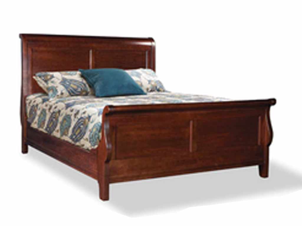 Durham 975-128B Chateau Fontaine Queen Sleigh Bed with Low Footboard Durham 975-128B Chateau Fontaine Queen Sleigh Bed with Low Footboard
