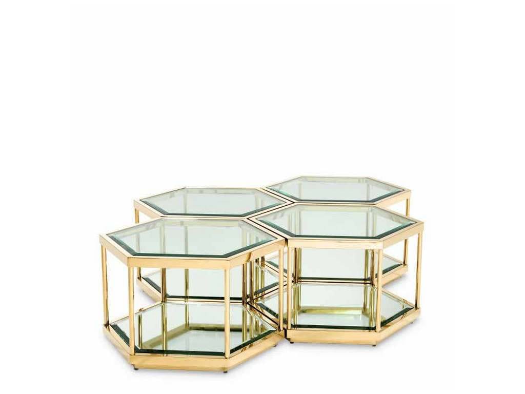 Eichholtz 112693 Coffee Table Sax Set of 4 Eichholtz 112693 Coffee Table Sax Set of 4