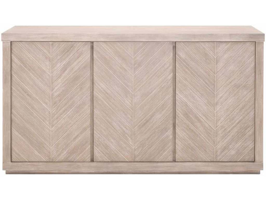 Essentials For Living 6130.NG  Adler Media Sideboard in Natural Gray Acacia
