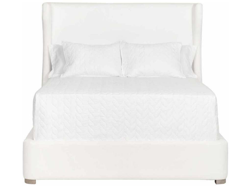 Essentials for Living 7128-1.LPPRL/NG  Balboa Queen Bed in LiveSmart Peyton Pearl Natural Gray Oak