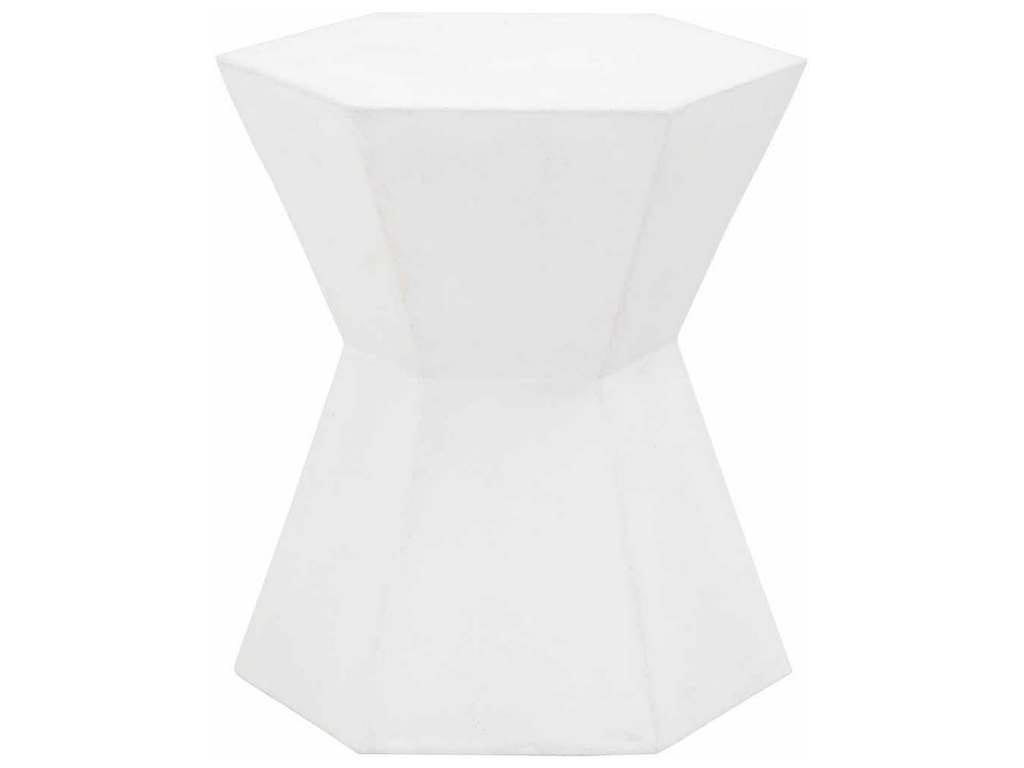 Essentials For Living 4610.IVO  Bento Accent Table in Ivory Concrete