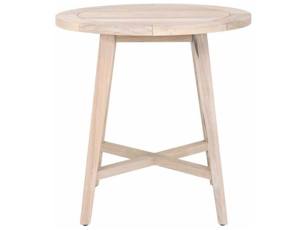 Essentials For Living 6825-RDCTR.GT  Carmel Outdoor 36 inch Round Counter Table in Gray Teak