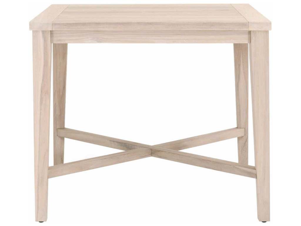 Essentials For Living 6825-SQCTR.GT  Carmel Outdoor 42 inch Square Counter Table in Gray Teak