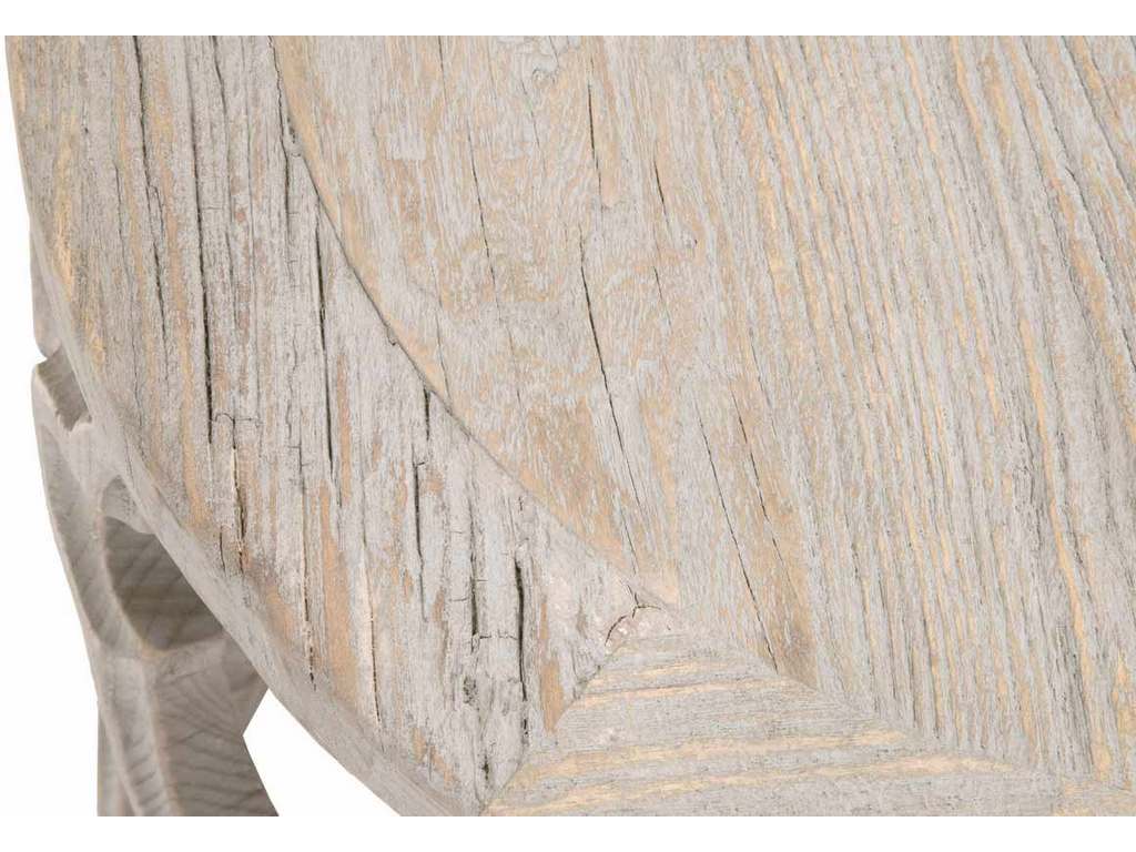 Essentials for Living 8028.SGRY-ELM Clover End Table in Smoke Gray Elm Essentials for Living 8028.SGRY-ELM Clover End Table in Smoke Gray Elm