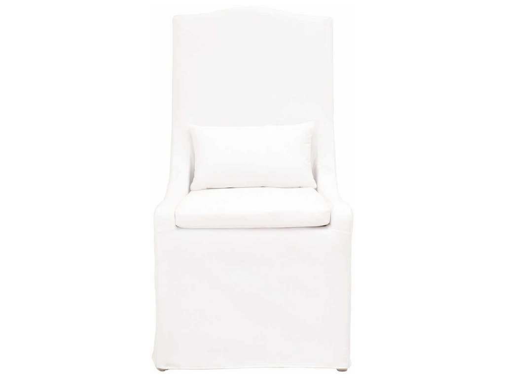 Essentials For Living 6419UP.LPPRL Colette Slipcover Dining Chair in LiveSmart Peyton Pearl
