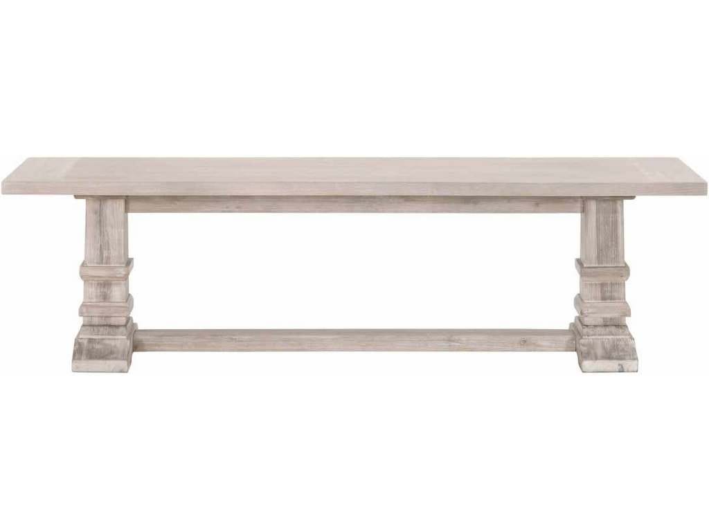 Essentials for Living 6030-L.NG  Hudson Large Dining Bench in Natural Gray Acacia