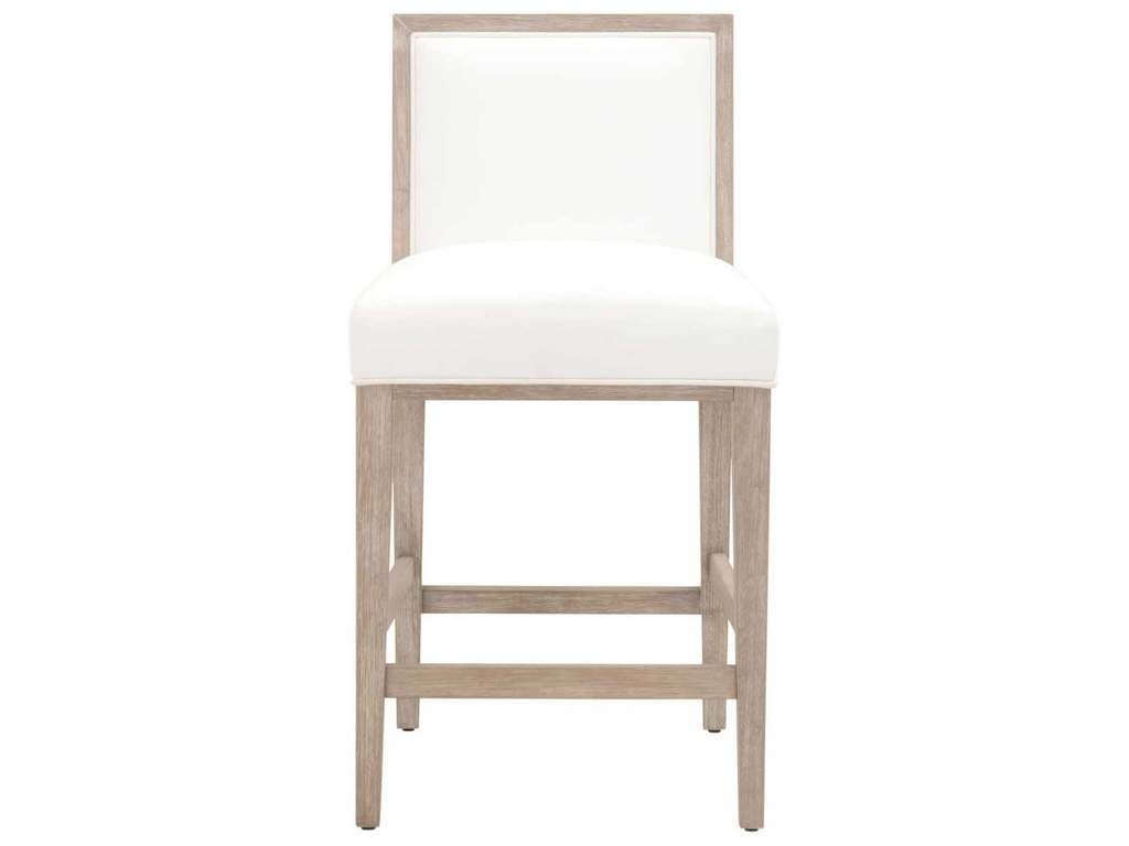 Essentials For Living 6008CS.NG/LPPRL  Martin Counter Stool in LiveSmart Peyton Pearl Natural Gray