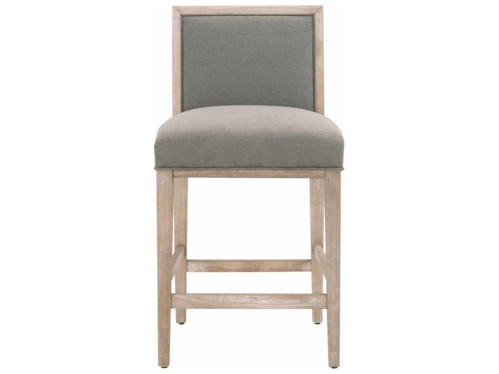 Essentials For Living 6008CS.NG/LPSLA  Martin Counter Stool in LiveSmart Peyton Slate Natural Gray