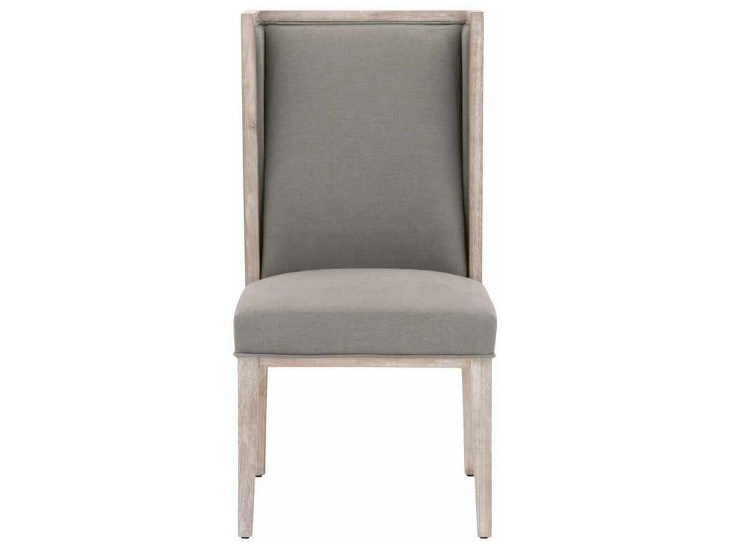 Essentials For Living 6009.NG/LPSLA Martin Wing Chair in LiveSmart Peyton Slate Natural Gray Essentials For Living 6009.NG/LPSLA Martin Wing Chair in LiveSmart Peyton Slate Natural Gray