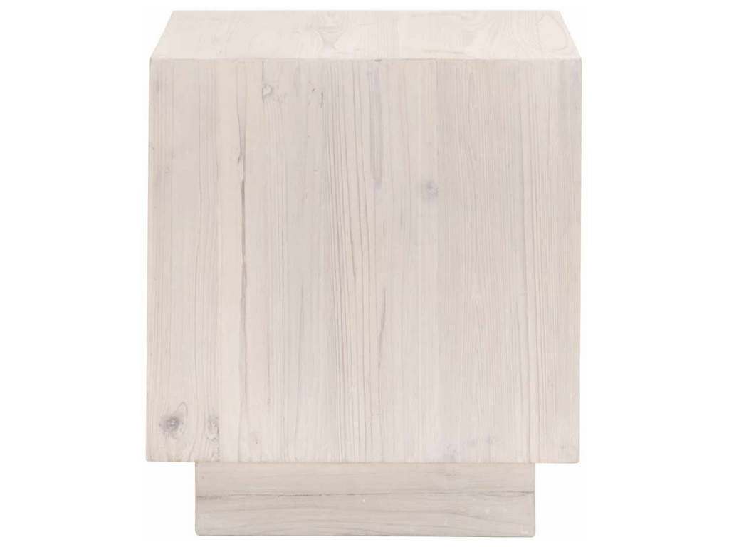 Essentials for Living 8096.WW-PNE  Montauk End Table in White Wash Pine